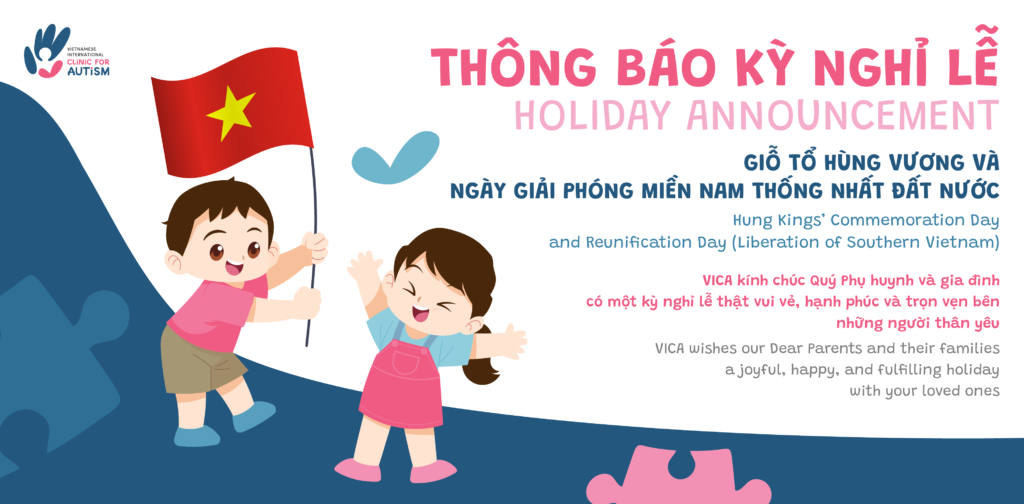 Thông báo nghỉ lễ giỗ tổ hùng vương, 30/4, 1/5