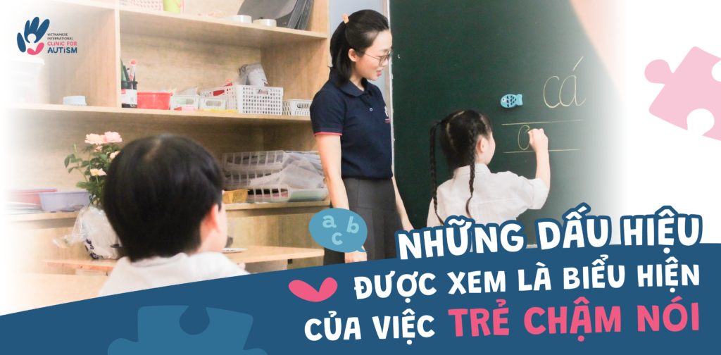 NHỮNG DẤU HIỆU ĐƯỢC XEM LÀ BIỂU HIỆN CỦA VIỆC TRẺ CHẬM NÓI